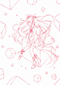 板绘 初音