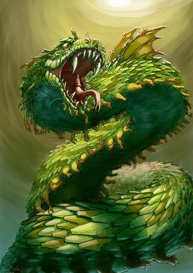 african dragon | Colored Version African Dragon by superpauloitalo ...