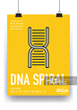 Dna Spiral Line Icon