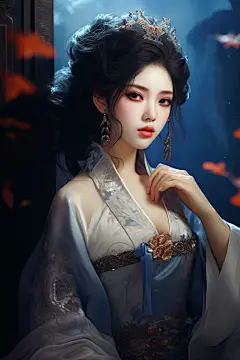 古典气质美女人物形象