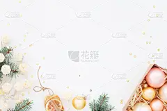 白色,圣诞装饰,贺卡,新的,边框,水平画幅,无人,圣诞树,时间