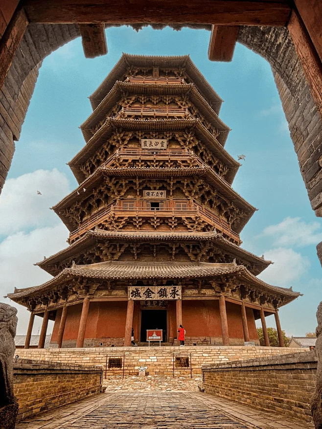 山西应县木塔｜天下第一塔，最后附机位图 - 小红书