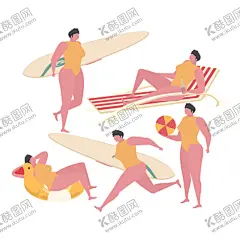 扁平人物插画 【酷图网】场景交流,人物,电子商务图标,商业人物,扁平插画,二维插画,扁平插画类,立体构图,扁平风,户外,科技插画,插画设计