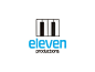 Eleven audio productions piano logo design