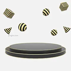 C4D黑金色立体电商舞台台子装饰漂浮元素图片大小2000x2000px 图片尺寸3.76 MB 来自PNG搜索网 pngss.com 免费免扣png素材下载！3D#电商背景#电商装饰#黑金色#立体#漂浮#舞台#舞台装饰#圆盘#质感#装饰图案#