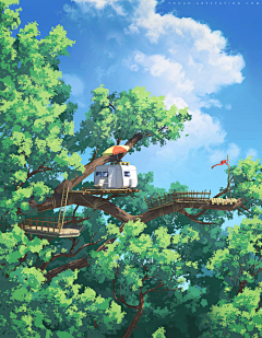 虚拟人物927采集到二次元场景
