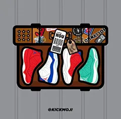 #Sneaker Art# 近俩月的冷点热点都在这里了！
克里斯保罗交易到火箭队
by Kickmoji