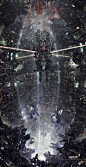 JUPITER ASCENDING CONCEPT ART 017, Allen wei : Ok let's drop a bomb, this is another panorama concept art for JUPITER ASCENDING. is quite challenge.