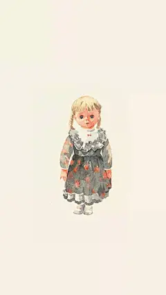 童年的记忆创意手绘插画高清手机壁纸