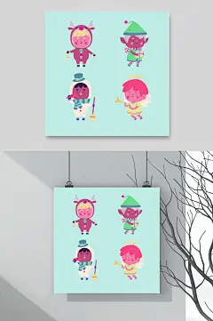 圣诞节矢量素材图片海报