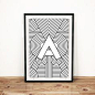Art Deco Alphabet Prints | Christopher Berry