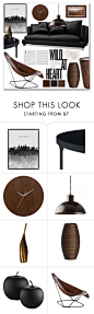 "Home decor" by bogira on Polyvore featuring interior, interiors, interior design, Ð´Ð¾Ð¼, home decor, interior decorating, Crate and Barrel, Dot & Bo, Oris и CB2: 