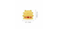 周生生故宫宫廷文化築系列太和殿转运珠黄金足金串珠93528C-tmall.com天猫