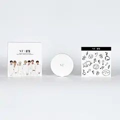VT x BTS 氣墊粉餅更新
*購買一個氣墊，會有一張貼紙和一張海報
