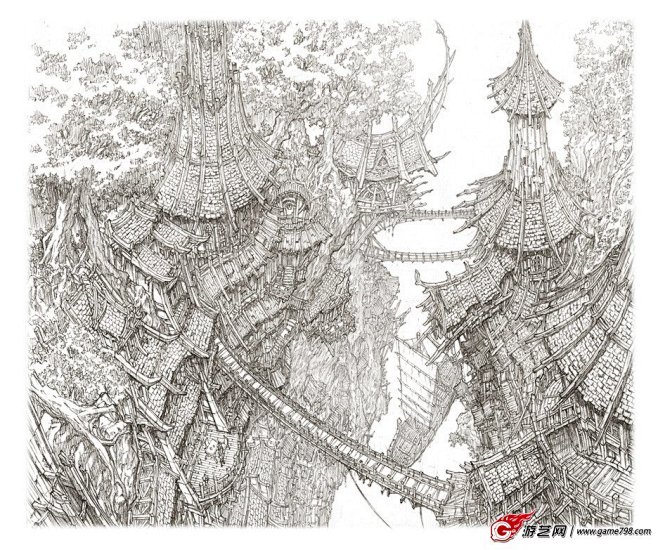 韩国第一场景师郑民燮作品_【游艺网—GA...