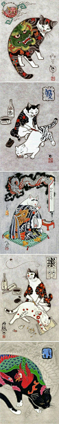 Kazuaki Horitomo Kitamura - Monmon Cats
