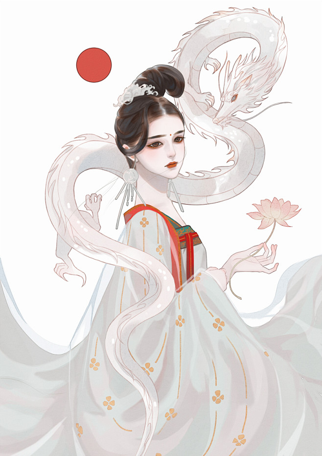 关于龙_-君翎-__插画师作品_涂鸦王国...