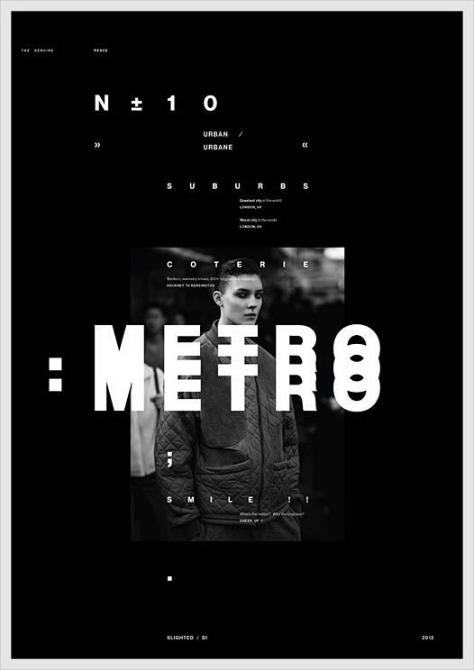 Poster / METRO / 1 c...