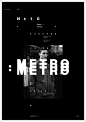 Poster / METRO / 1 color