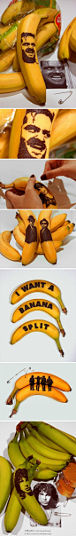 创意香蕉画