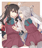 朝霜ちゃんと長波ちゃん2 [3]二次元