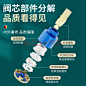 起点如日（QIDIANRURI）厨房冷热水龙头陶瓷阀芯通用安装热水器混水阀芯开关维修配件大全 25mm阀芯 优质阀芯丨加厚垫圈丨杜绝漏水【图片 价格 品牌 报价】-京东