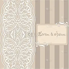 抽象背景，花边框，边框图案，婚礼请柬设计