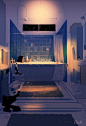 温暖的光，插画师PascalCampion ​​​​