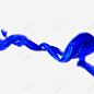 蓝色简约绸带装饰图案高清素材 设计图片 免费下载 页面网页 平面电商 创意素材 png素材