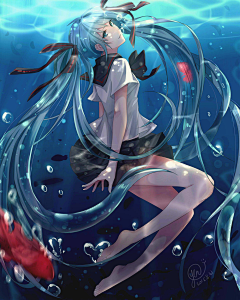 谁怜西风独自凉采集到初音未来