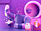 Time for breakfast cereal spaceman space characterdesign 3dillustration cinema4d 3d illustration