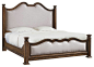 European Farmhouse-Hampton Hill Upholstered Bed-Queen - farmhouse - Panel Beds - Stanley Furniture Co Inc