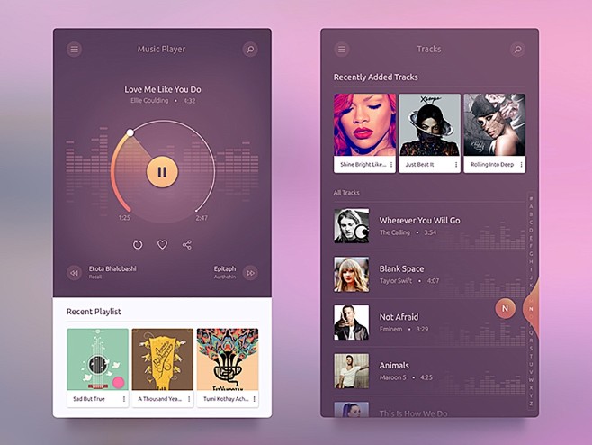 Music Player UI Conc...