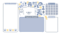 办公电脑桌面分区壁纸