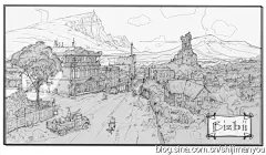 [转载]CG/原画/插画人喜欢的——Jean-luc &lt;wbr&gt;SERRANO &lt;wbr&gt;场景