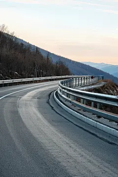 高速公路马路道路沥青路摄影图片