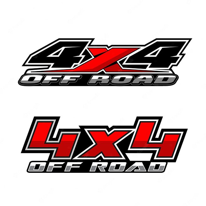 4x4 logo for 4 wheel...