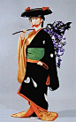 江户时代 根据大津绘里描绘的藤娘复原造型