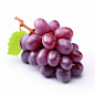 Grapes isolated on a white background, ultrarealistic photorealistic 8k