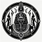 Logo and tattoo images Ancient Egypt style