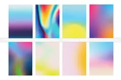 30款时尚现代流行噪点流体渐变复古视觉海报背景纹理图片设计素材下载_颜格视觉