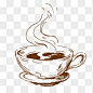 咖啡杯png手绘卡通➤来自 PNG搜索网 pngss.com 免费免扣png素材下载！咖啡杯#手绘#咖啡#冒烟#