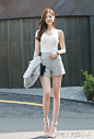 韩国美女模特秀美腿写真