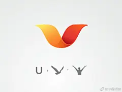 U字母logo设计 ​​​​