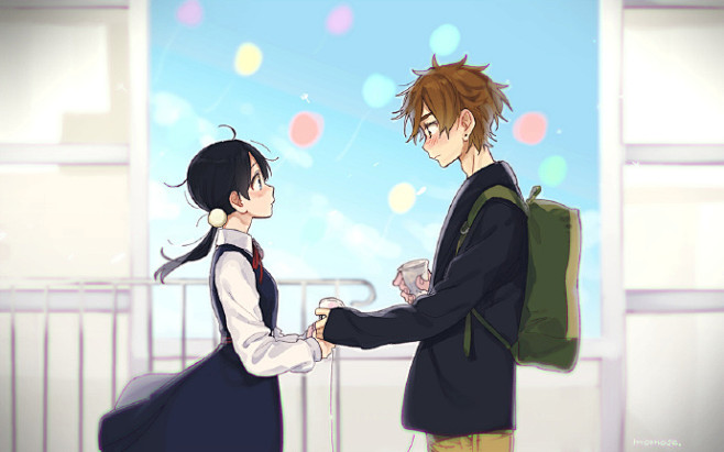 玉子市场青梅竹马大法好玉子和饼哥真的是甜炸了id55374536