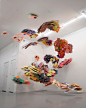 #爆！艺术#Suspended Cloud Paintings by Joris Kuipers_李有货的设计生涯