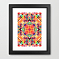 we color Framed Art Print