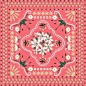 其中包括图片：floral motif / digital frame