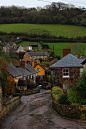 Dusk, Devon, England