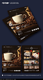 咖啡宣传单页设计_红动网